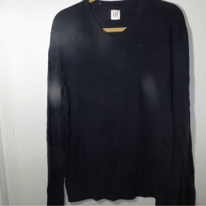 GAP Men's Dark V-Neck Sweater